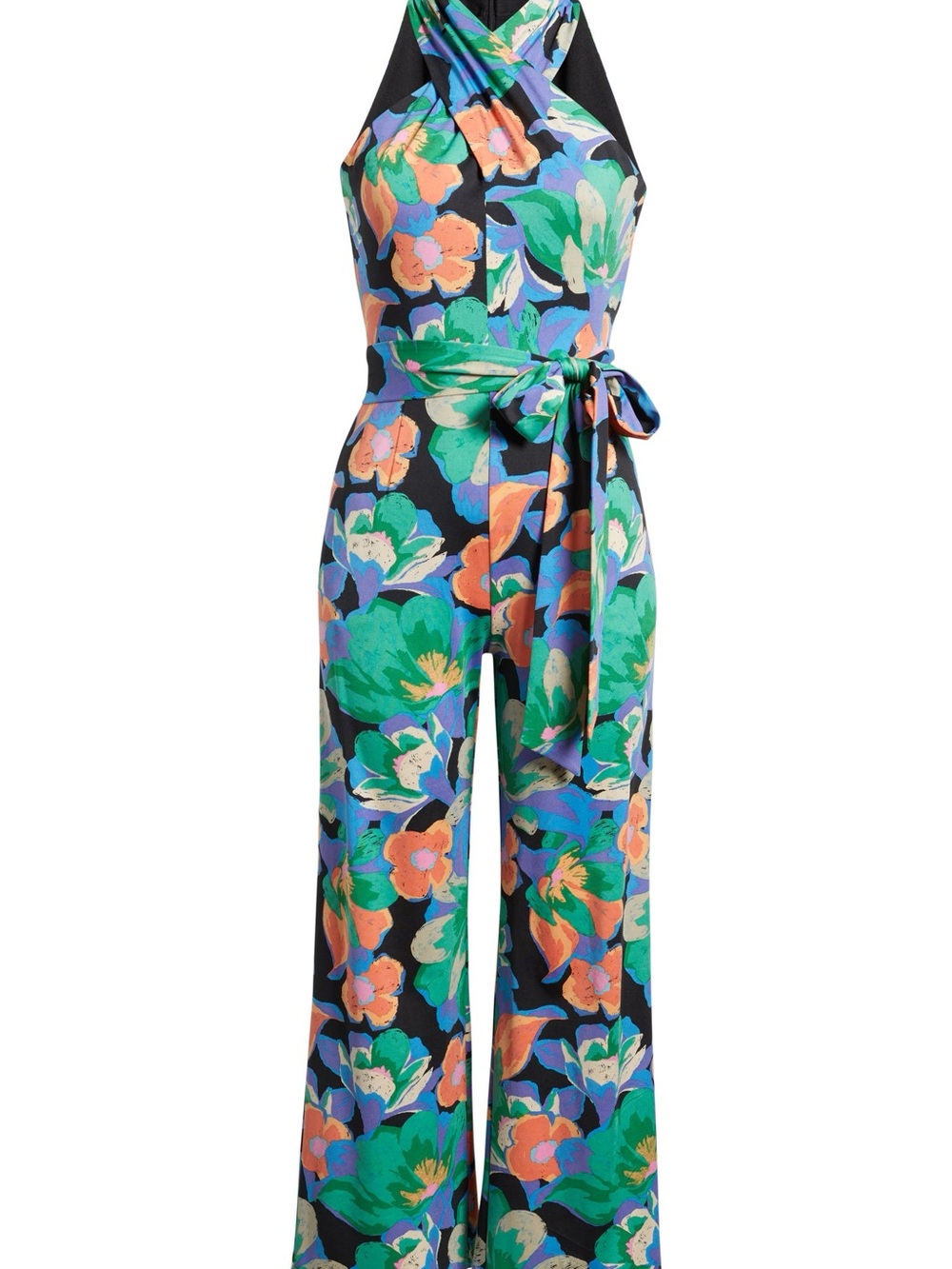 Tahari Twist Neck Wide Leg Jumpsuit. NWT. Size: 16. Retail: $149.  Asking: $89.